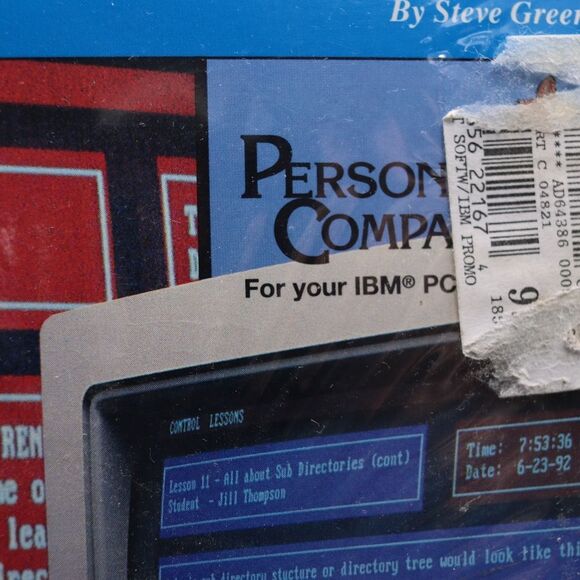 Tutor Master Learn DOS Vintage PC Floppy 3 1/3 Disc - Picture 7 of 13